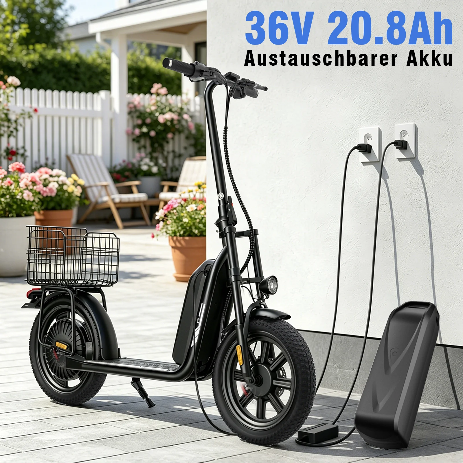 iScooter F7 High-Performance E-Scooter mit 16" Offroad-Reifen für Erwachsene - Image 6