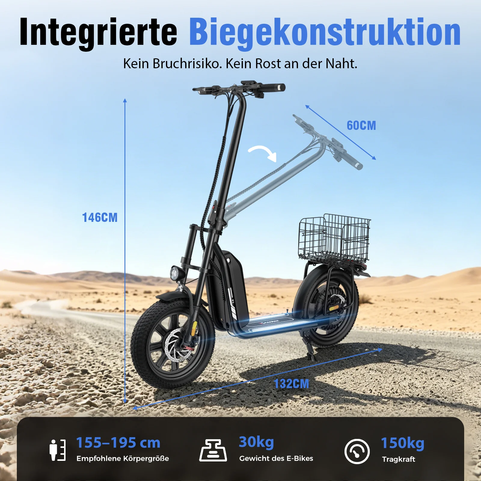 iScooter F7 High-Performance E-Scooter mit 16" Offroad-Reifen für Erwachsene - Image 8