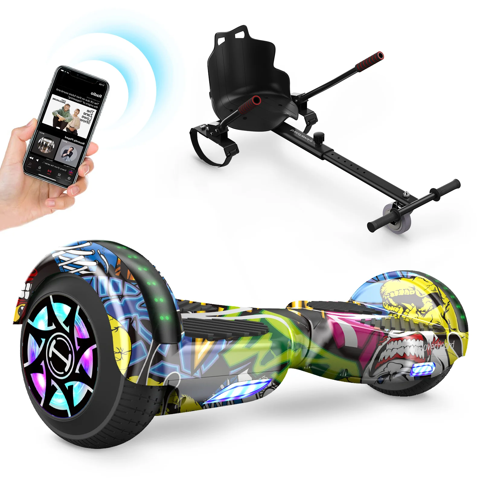 H1 Bluetooth Hoverboard Kinder 6.5" - Image 19