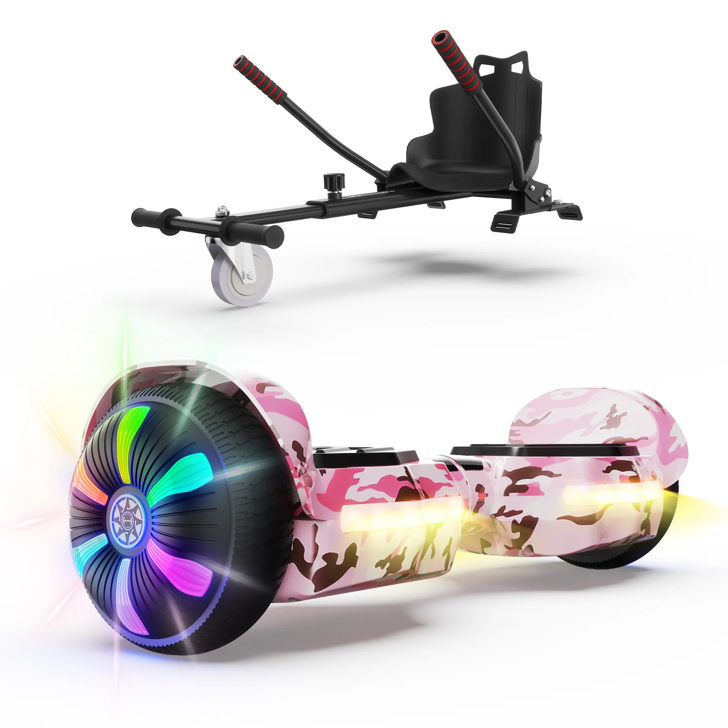 iHoverboard H2 Rosa Bluetooth Hoverboard 6.5" - Image 11