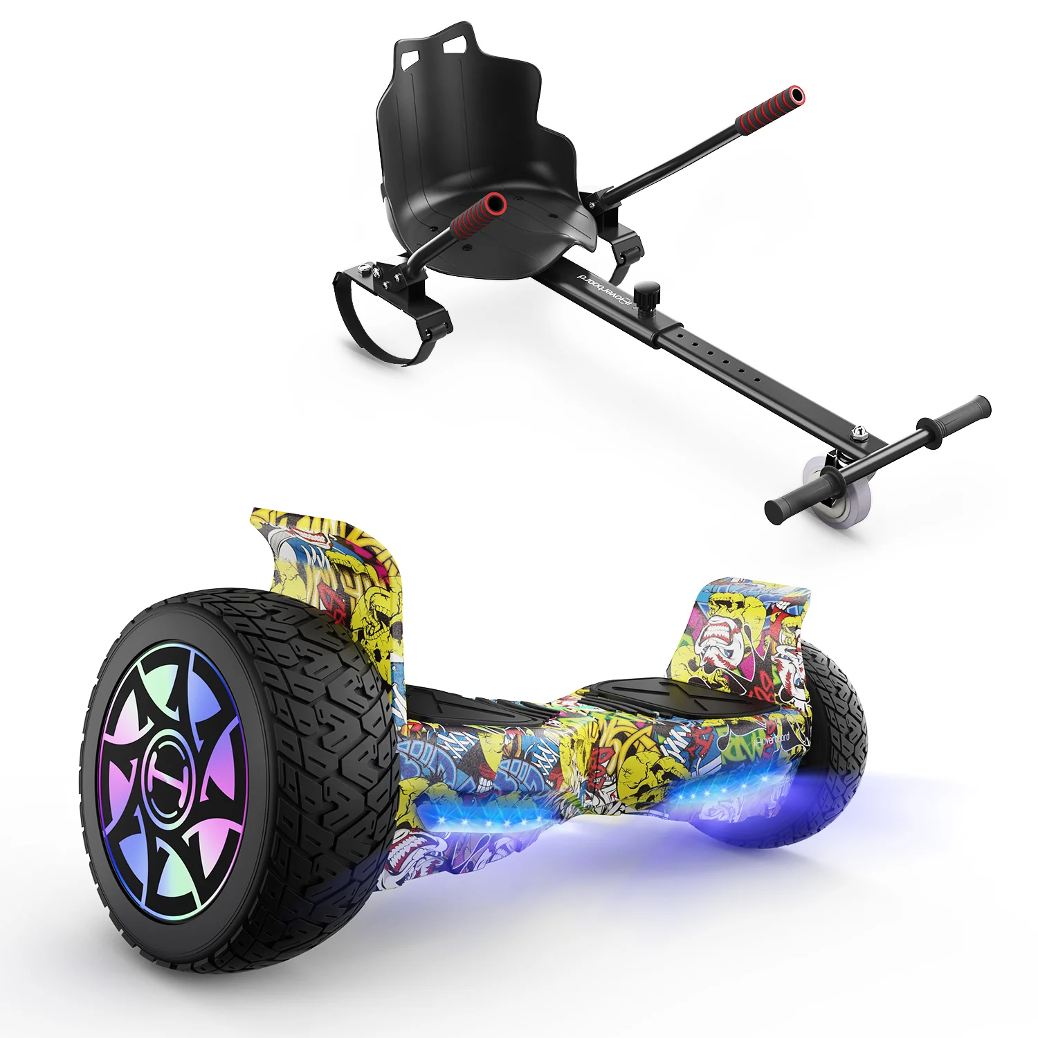 H8/H8MAX LED Gelbes Hoverboard Gelände 8.5" - Image 20