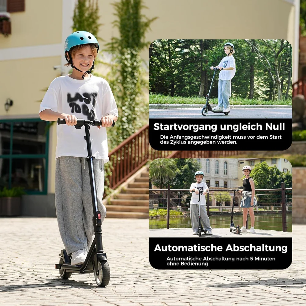 iScooter iK3Max Kinder E-Scooter 6″ mit LED & 3 Geschwindigkeiten - Image 12
