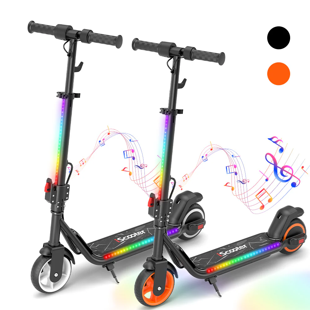 iScooter iK3Max Kinder E-Scooter 6″ mit LED & 3 Geschwindigkeiten - Image 3