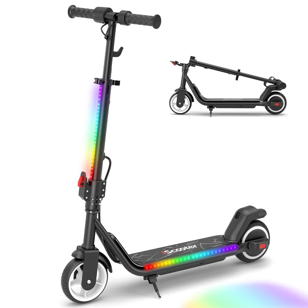 iScooter iK3Max Kinder E-Scooter 6″ mit LED & 3 Geschwindigkeiten - Image 5