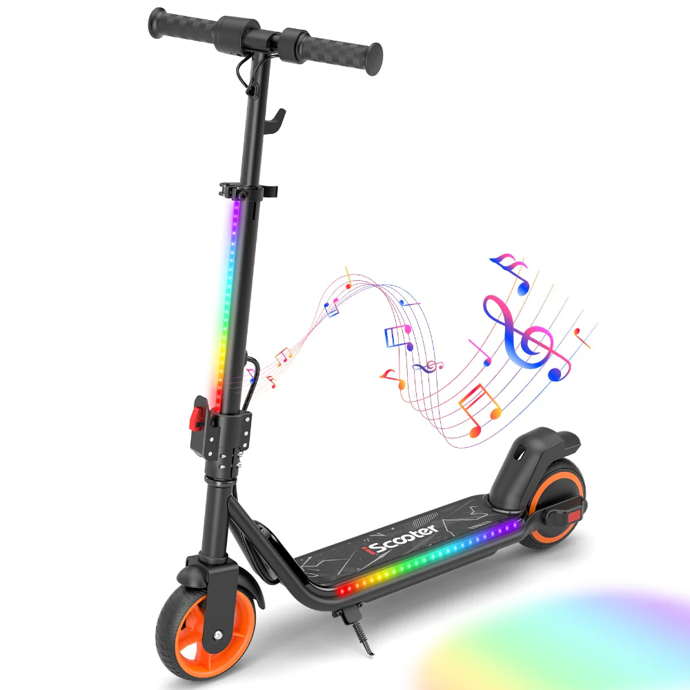 iScooter iK3Max Kinder E-Scooter 6″ mit LED & 3 Geschwindigkeiten - Image 6