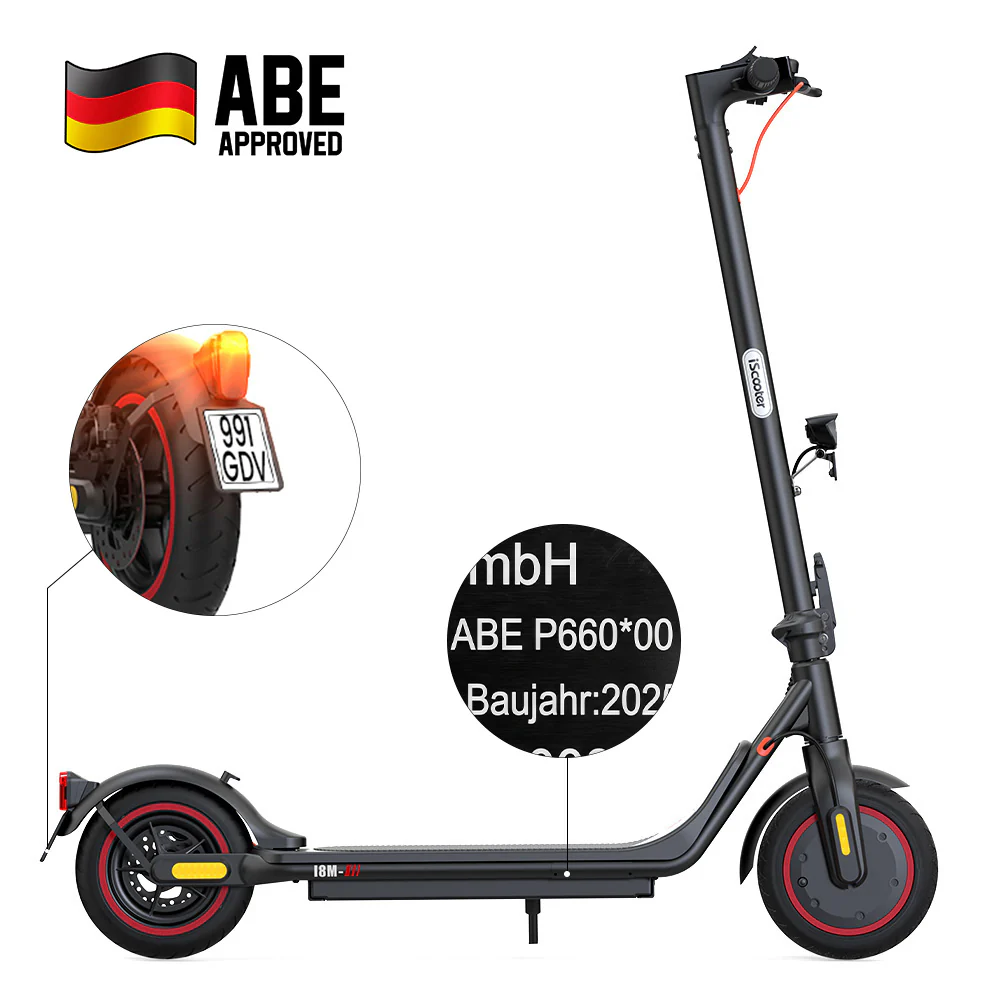 iScooter i8M / i9M City Pendler E-Scooter (ABE eKFV) - Image 3