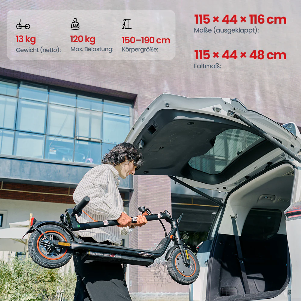 iScooter i8M / i9M City Pendler E-Scooter (ABE eKFV) - Image 6