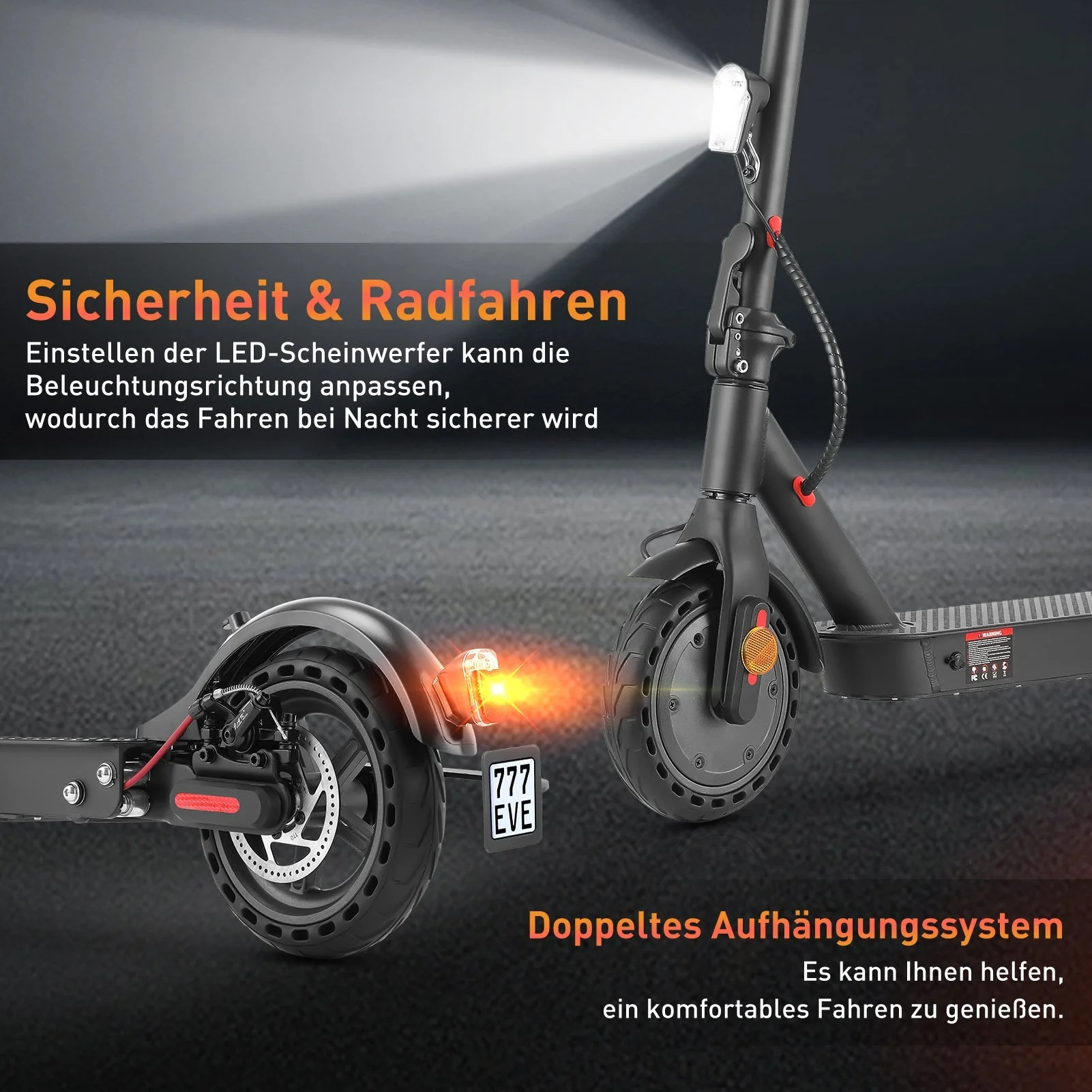 iScooter E-Scooter Mit Straßenzulassung Mit Doppelfederung Bündelverkauf - Image 11
