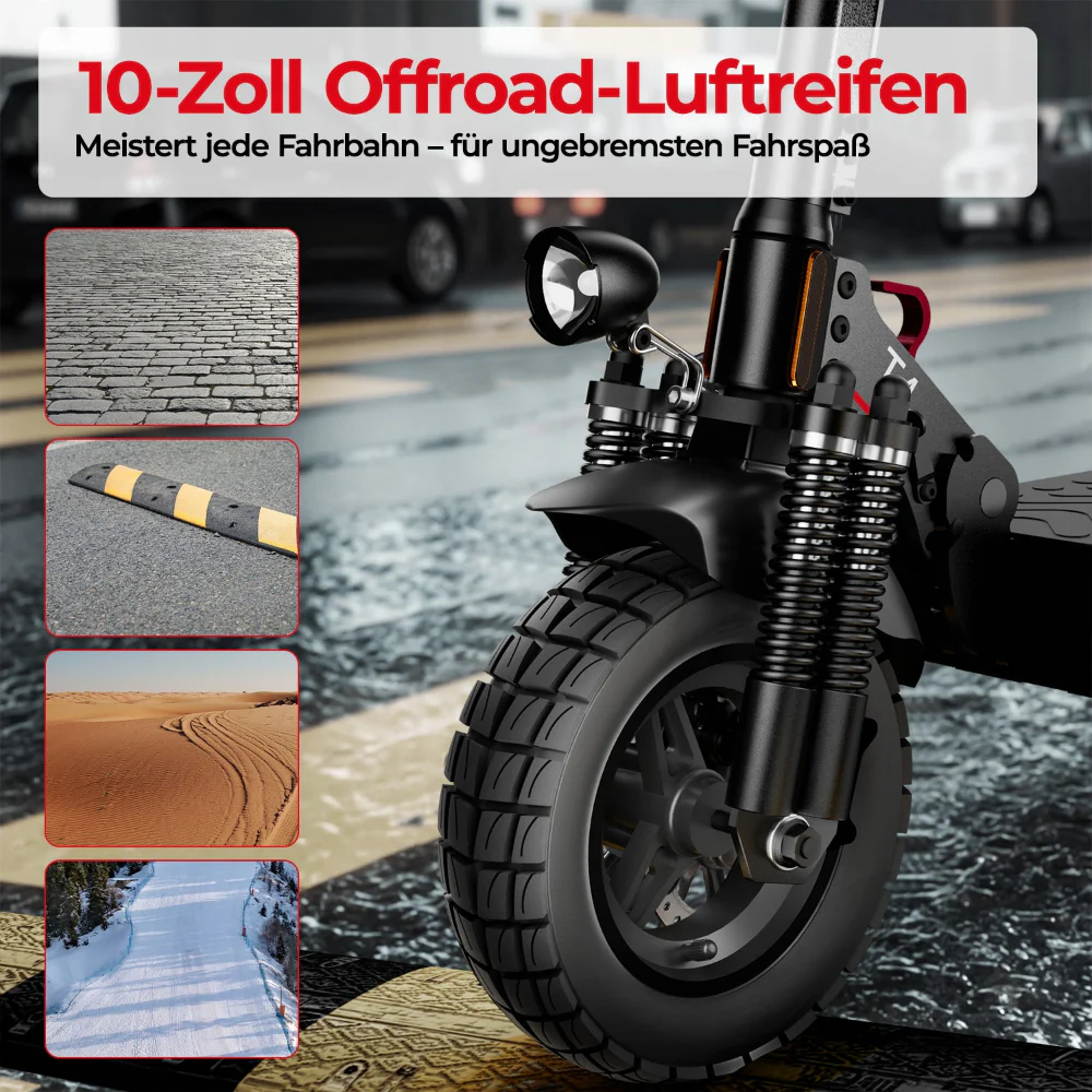 iScooter T4 Offroad E-Scooter Mit Straßenzulassung (ABE/eKFV) - Image 11