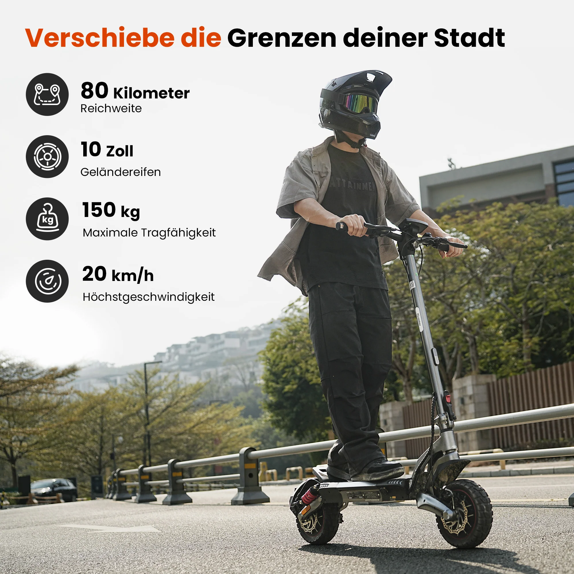 iScooter T4 Offroad E-Scooter Mit Straßenzulassung (ABE/eKFV) - Image 24