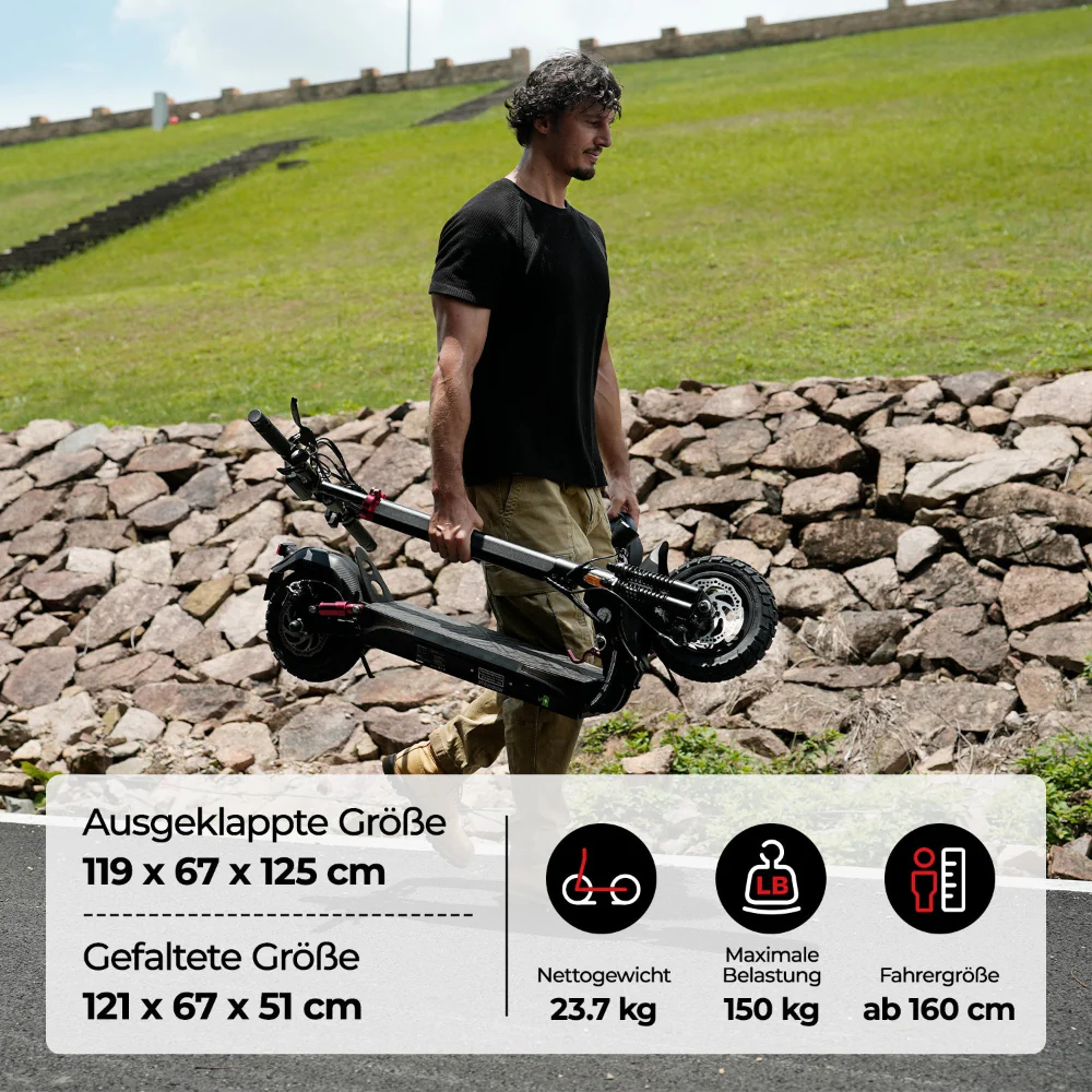iScooter T4 Offroad E-Scooter Mit Straßenzulassung (ABE/eKFV) - Image 5