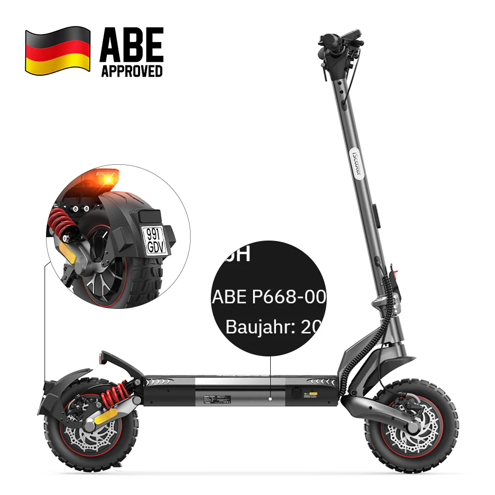 iScooter iX7 / iX7Pro Offroad E-Scooter mit Straßenzulassung - Image 3