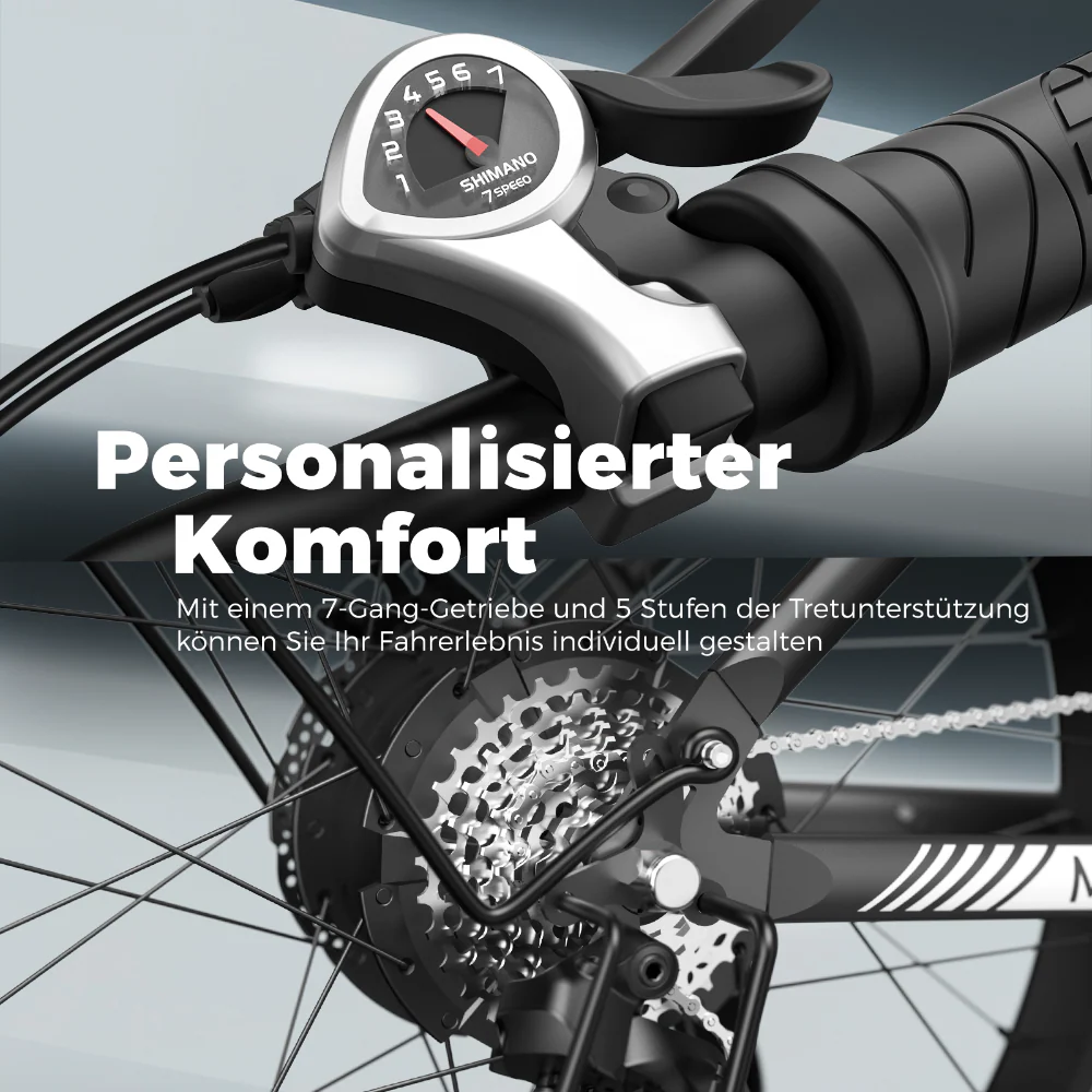 M60 Fat Tire Trekking E-Bike - Image 10
